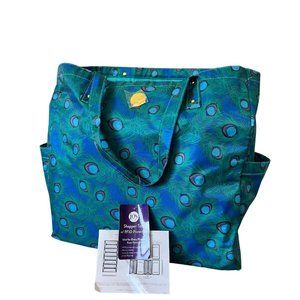 New! Joy Manjano 4 Piece Oversized Shopper Tote Travel Cases W/ RFID Protection